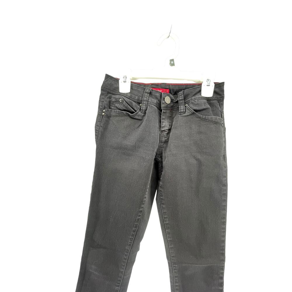 YMI Wanna Betta Butt Black Wash Denim Skinny Jeans Junior's Size 1 - Picture 3 of 8